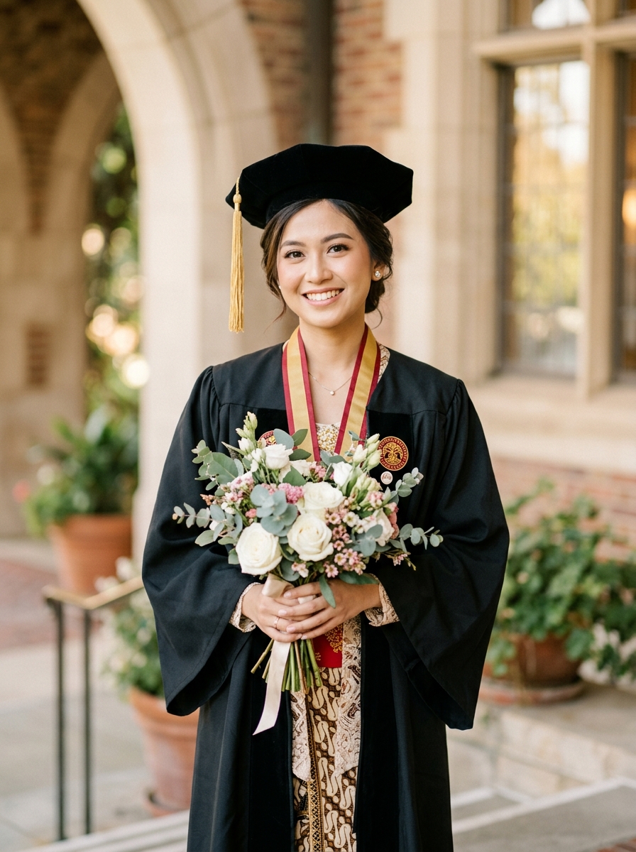 Portrait wisuda elegan