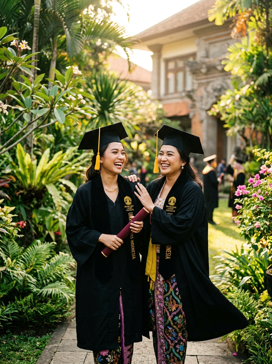 Foto wisuda bersama sahabat